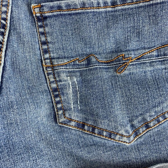 SOHO 0 Denim Jean Shorts Mini Short Cuffed XS - Picture 4 of 4